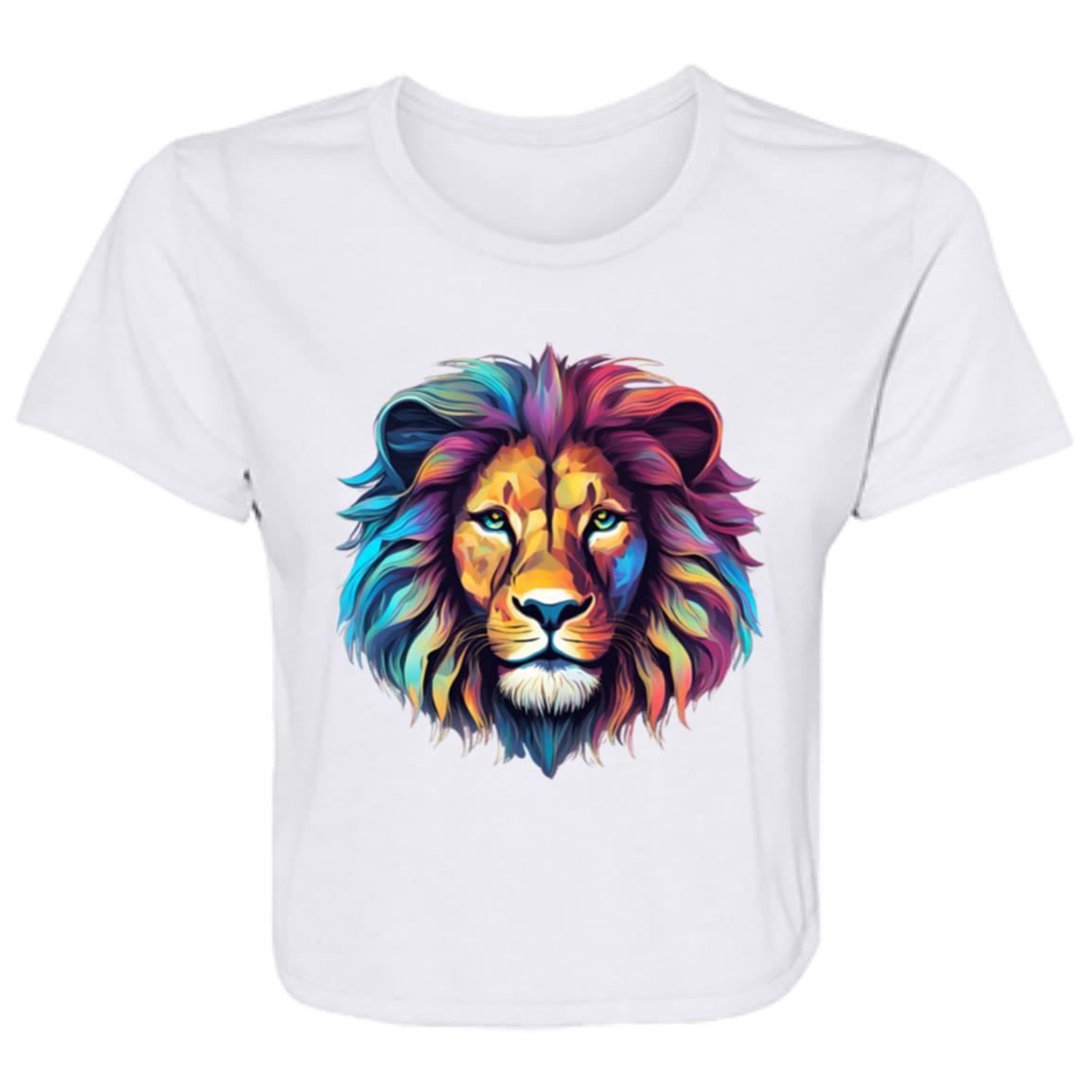 LION CROP TOP MULTI COLORED